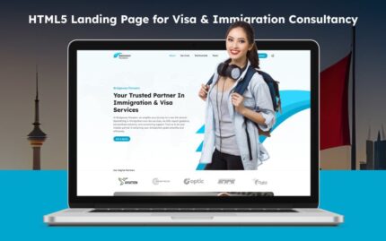 Bridgeway Pioneers - Visa and Immigration Consultancy Bootstrap HTML5 Landing Page Template