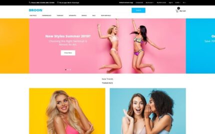 Broon - Swimwear Store Modern OpenCart Template