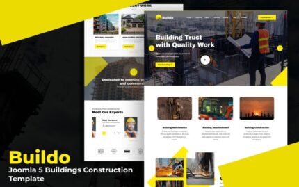 Buildo -Joomla 5 Building Constructions Template Joomla Template