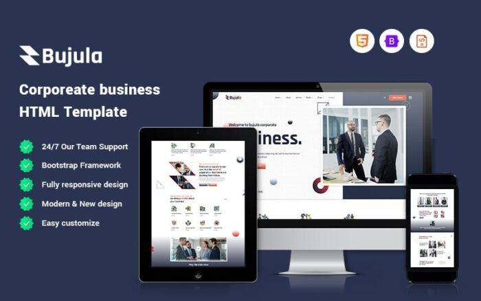 Bujula - Corporate Business Website Template