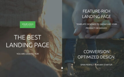 Business & Services Responsive Landing Page Template