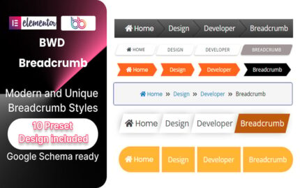 BWD Breadcrumb WordPress Plugin For Elementor