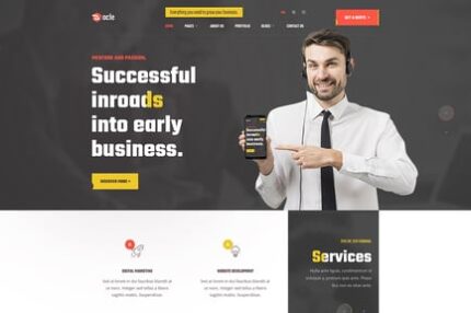 Docle - Digital Agency Services WordPress Theme