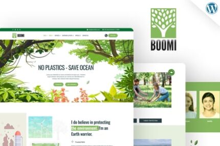 Boomi - Environment & Ecology WordPress Theme