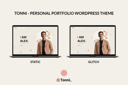 Tonni - Personal Portfolio WordPress Theme