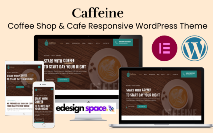 Caffeine - Coffee Shop & Cafe Responsive WordPress Theme