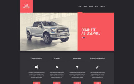 Car Repair Responsive Website Template