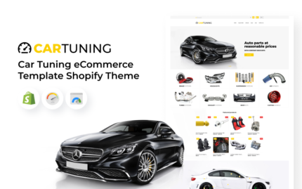 Car Tuning eCommerce Template Shopify Theme