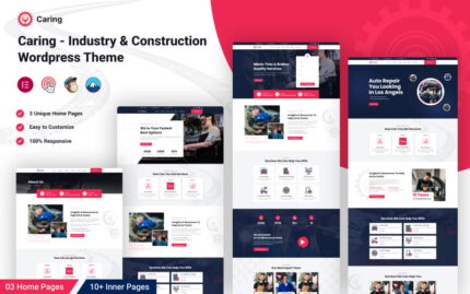 Caring - Car Repair & Auto Services Elementor WordPress Theme