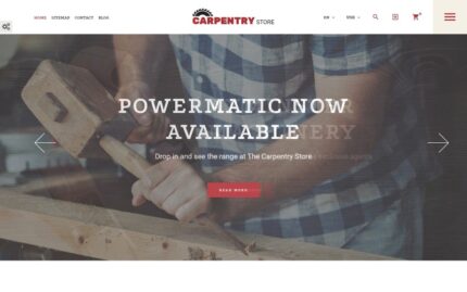 Carpentry Store PrestaShop Theme