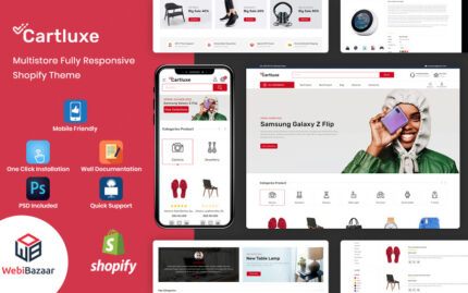 Cartluxe - Minimal Modern Mulistore Shopify Theme