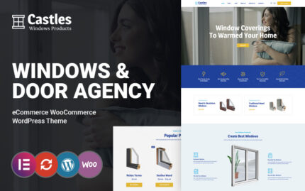 Castles - Windows and Doors Services WordPress Theme