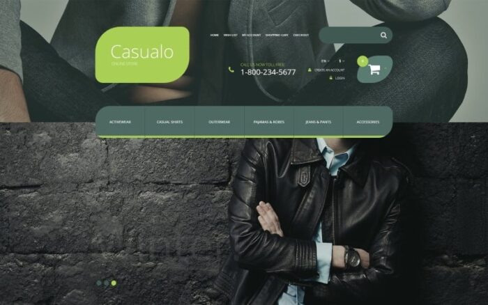 Casualo OpenCart Template