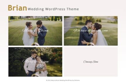 Brian - Wedding WordPress Theme