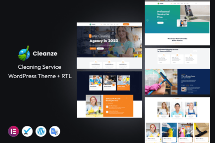 Cleanze - Cleaning Service WordPress Theme