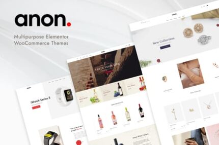 Anon - Multipurpose Elementor WooCommerce Themes