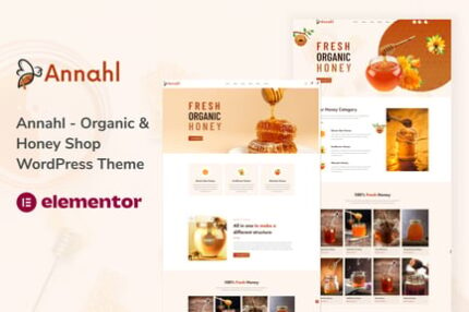 Annahl - Organic & Honey Shop WordPress Theme