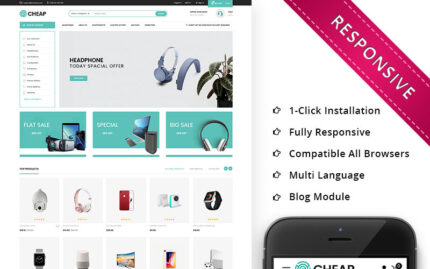 Cheap - Electronic PrestaShop Theme