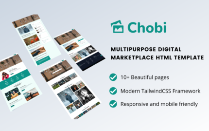 Chobi - Multipurpose Digital Marketplace HTML Template Website Template