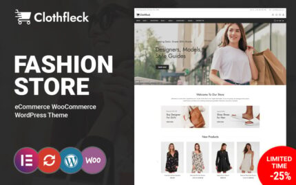 Clothfleck Fashion Designer Clothes WooCommerce Theme