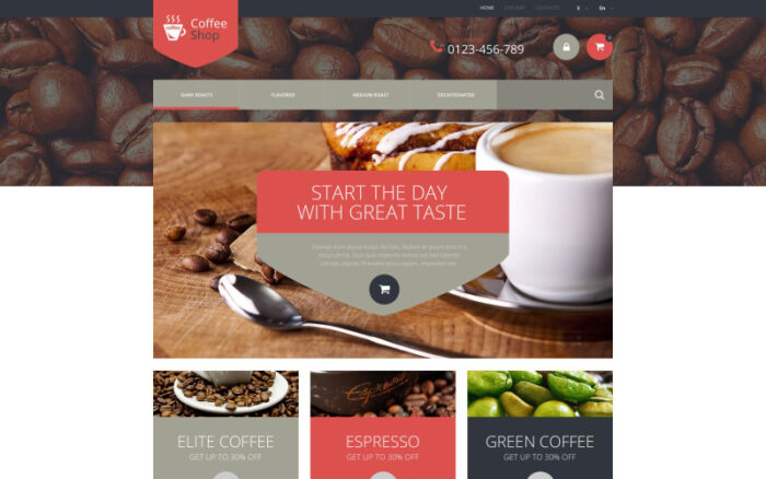 Coffee Store PrestaShop Theme