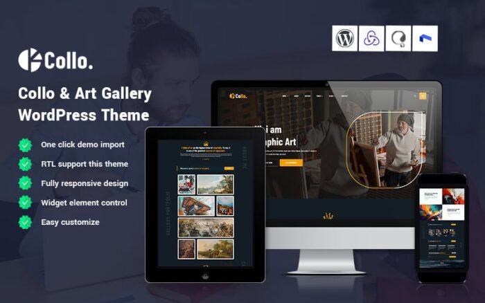 Collo - Art Gallery WordPress Theme