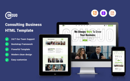 Consuo - Consulting Website Template