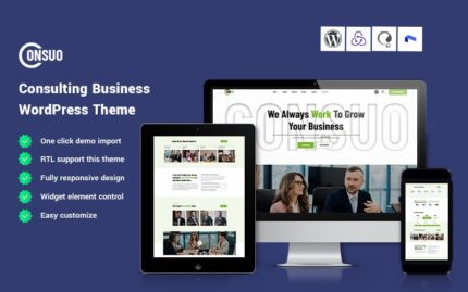 Consuo - Consulting WordPress Theme