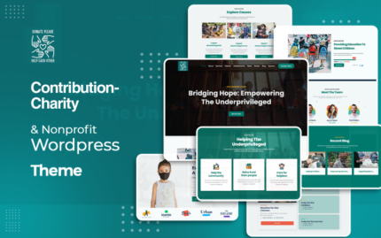 Contribution-Charity and Nonprofit donation wordpress theme WordPress Theme