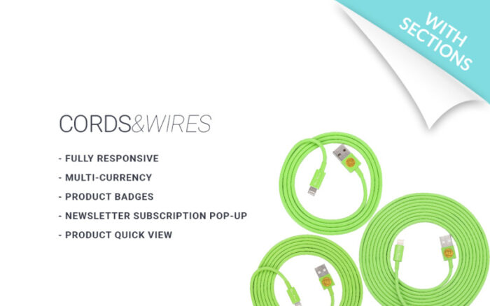 Cords & Wires Shopify Theme