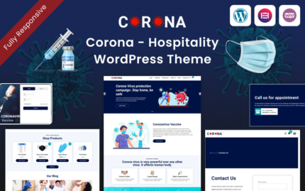 Corona - Hospitality WordPress Theme