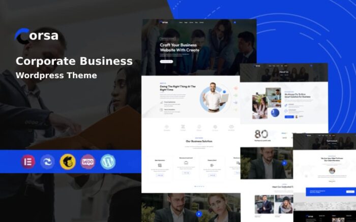 Corsa - Corporate Business Wordpress Theme WordPress Theme