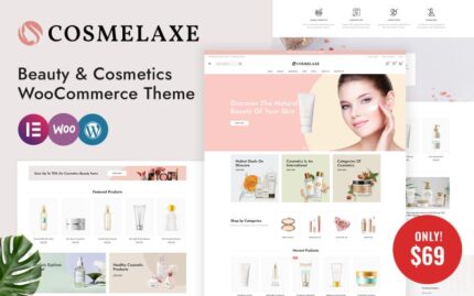 Cosmelaxe - Beauty and Cosmetics Store WooCommerce Theme