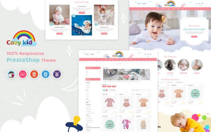 Cozykid - Responsive PrestaShop Template PrestaShop Theme