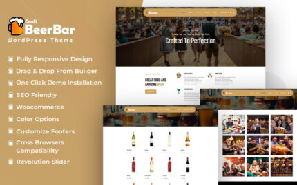 Craft Beer Bar WooCommerce Theme