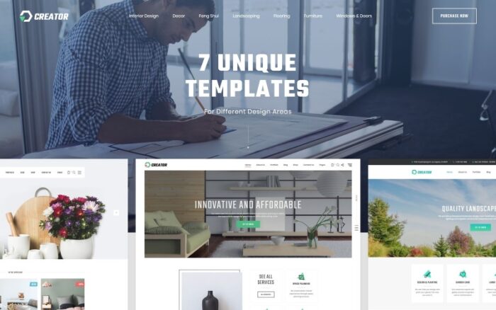 Creator - Design Multipurpose HTML5 Website Template