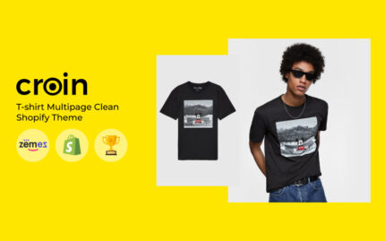 Croin - T-shirt Multipage Clean Shopify Theme