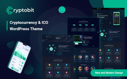 Cryptobit - Cryptocurrency & Bitcoin WordPress Theme