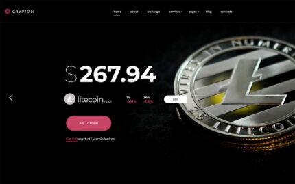 Crypton - Crypto Token Exchange WordPress Theme