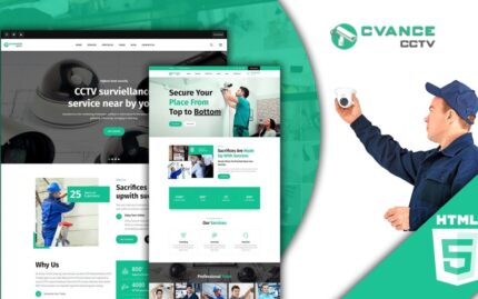 Cvance Security and CCTV HTML5 Website Template