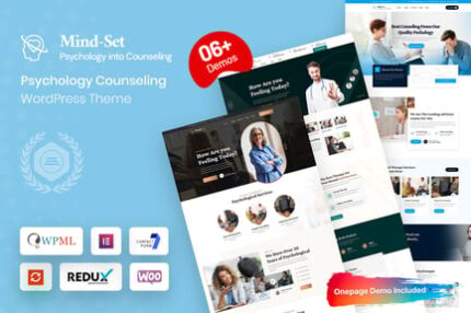 Mindset - Psychology Counseling WordPress Theme