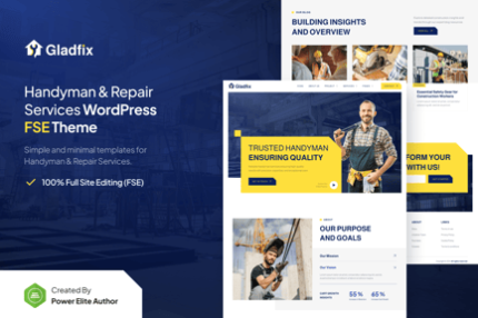 Gladfix – Handyman & Repair Services WordPress The