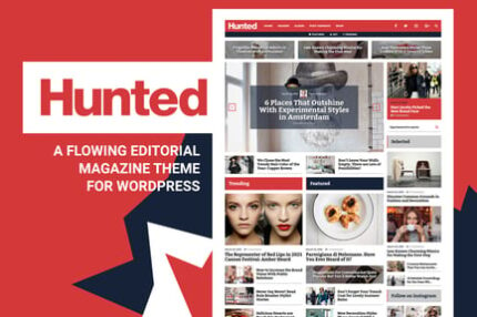 Hunted - Editorial Magazine Blog Theme