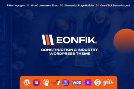 Eonfik - Construction & Industry WordPress Theme