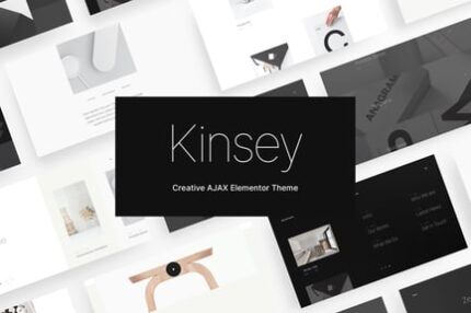 Kinsey – Creative AJAX Elementor Theme