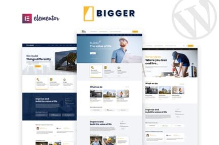 Bigger - Construction WordPress Theme