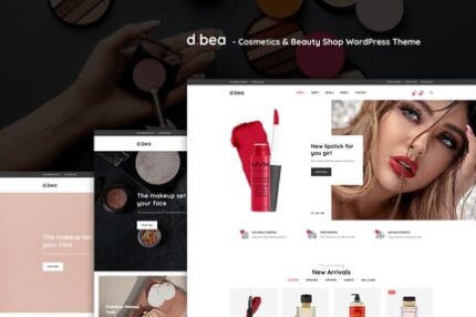 DBea - Cosmetics & Beauty Shop WordPress Theme