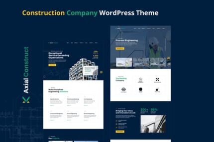 Axial – Construction Company WordPress Theme