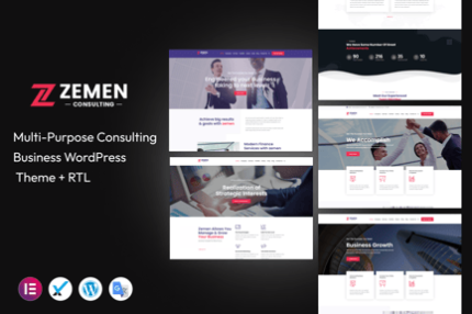 Zemen - Consulting Business WordPress Theme