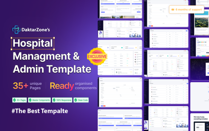 DaktarZone's - Hospital Managment & Admin Template